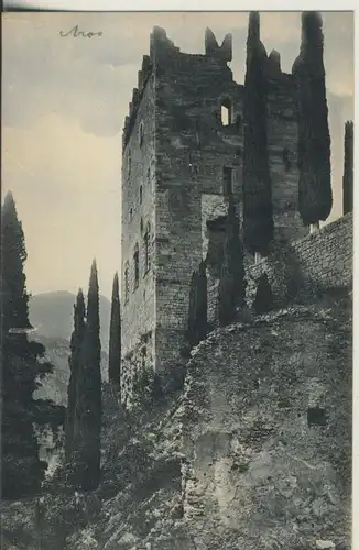 Arco - Gardasee v. 1926 Burgfelsen (AK832) 
