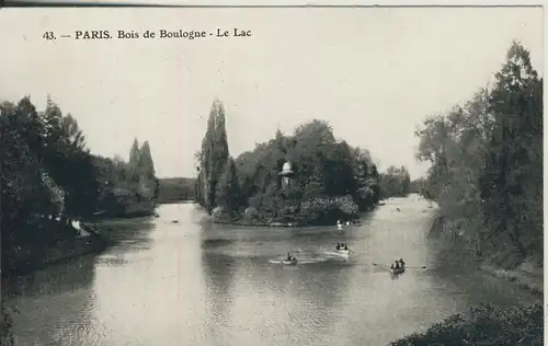 Paris v. 1920 Bois de Boulogne - La Lac (AK840)