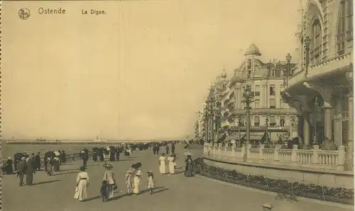 Ostende v. 1918 La Digue (AK841)
