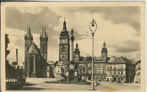 Hradec Králové v. 1957 Velke namesti (AK852)