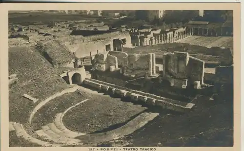 Pompei v. 1960 Teatro Tragico (AK856)