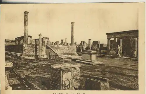 Pompei v. 1960 Tempio d`Apollo (AK857)