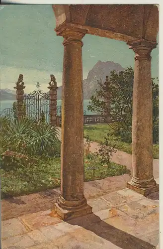 Castagnola-Lago di Lugano v. 1927 Villa Favorita (AK858)