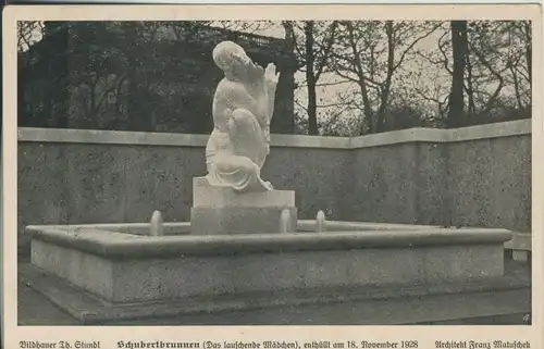 Wien Ix v. 1950 Schubertbrunnen (AK872) 