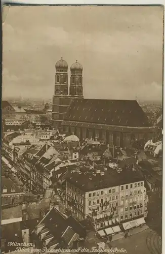 München v. 1968 Teil-Stadt-Ansicht (AK879)