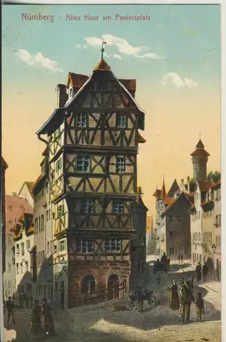 Nürnberg v. 1909 Altes Haus am Panierplatz (AK895)