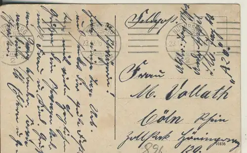 Nürnberg v. 1916 Hans Sachs Wohnhaus (AK896)