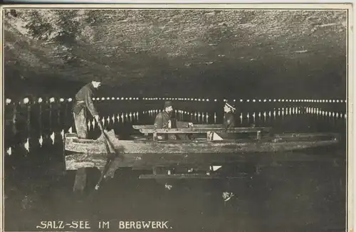 Berchtesgaden v. 1934 Salz-See im Bergwerk (AK902) 