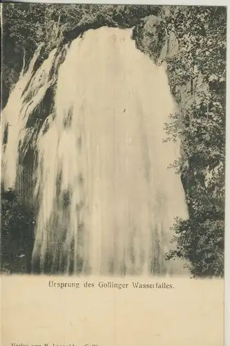 Urspung des Gollinger Wasserfalles v. 1910 (AK924)