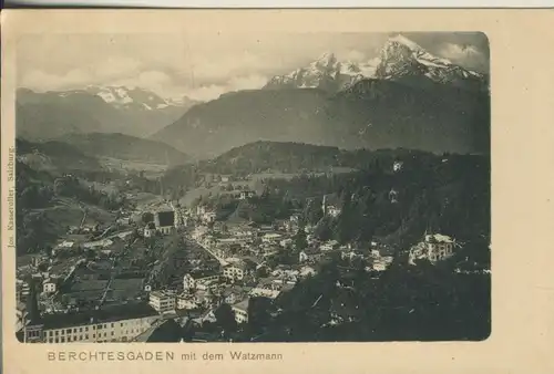 Berchtesgaden v. 1904 Total-Stadt-Ansicht (AK930)