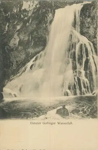 Urspung des Gollinger Wasserfalles v. 1910 (AK932)