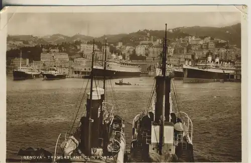 Genova v. 1937 Der Hafen (AK948)