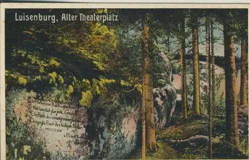 Wunsiedel / Luisenburg v. 1928 Alter Theaterplatz (AK968)