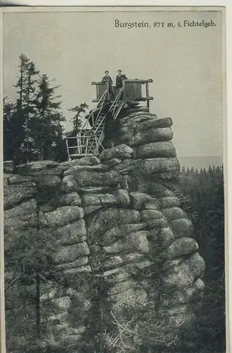 Wunsiedel / Luisenburg v. 1928 Der Burgstein (AK969)