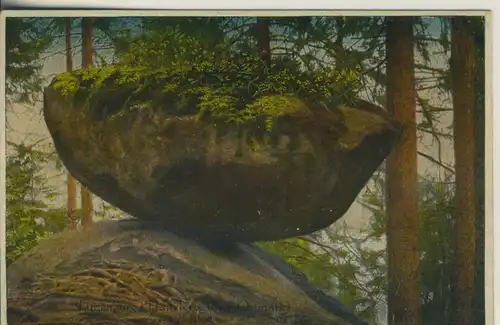 Wunsiedel / Luisenburg v. 1928 Der Wackelstein (AK971) 