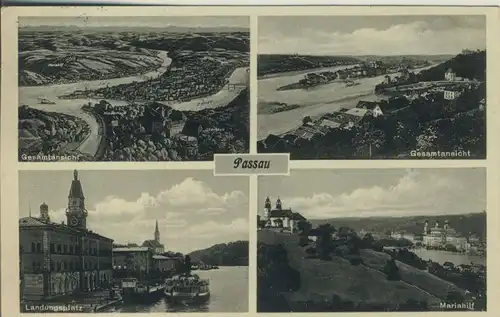 Passau v. 1934 4 Ansichten (AK982)