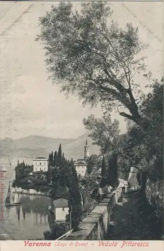 Varenna v. 1908 Veduta Pittoresca (AK984)