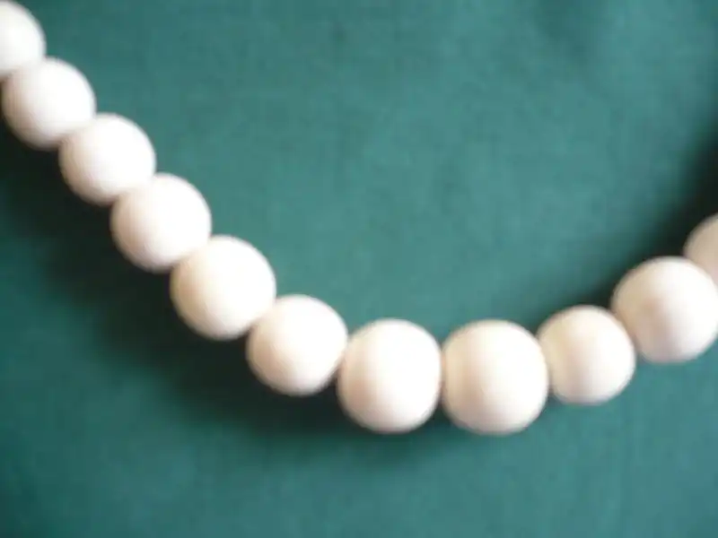 Jugendstil Elfenbeinkette, im größenverlauf gearbeitet (504)  Preis reduziert 2