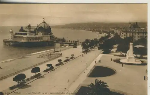 Nice v. 1914 Vue générale de la Promenade des Anglais (AK1005)