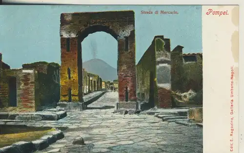 Pompei v. 1904 Strada di Mercurio (AK1007)