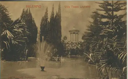 Palermo v. 1914 Villa Tasca Laghetto (AK1012)
