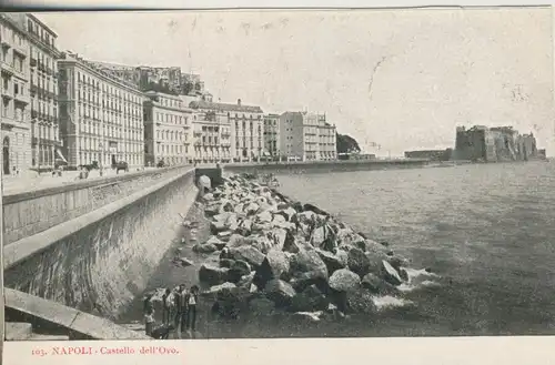 Napoli v. 1914 Castello dell`Ovo (AK1017) 
