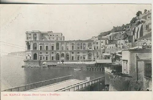 Napoli v. 1914 Palazzo Donn`Anna a Posillipo (AK1018)