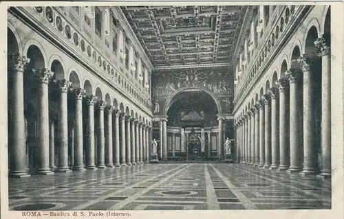 Roma v. 1914 Basilica di S. Paolo (AK1029)