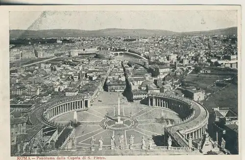 Roma v. 1914 Panorama dalla Cupola di S. Pietro (AK1031)