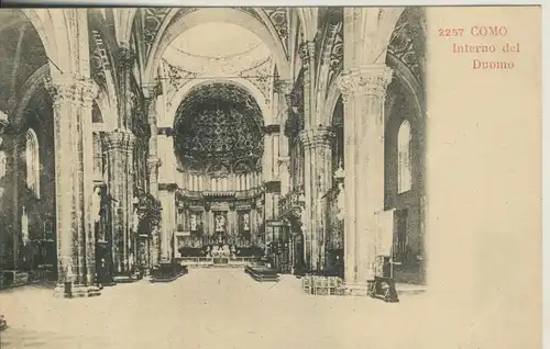 Como v. 1914 Interno del Duomo (AK1038)