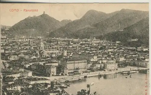 Como v. 1914 Panorama - Stadtansicht (AK1039)