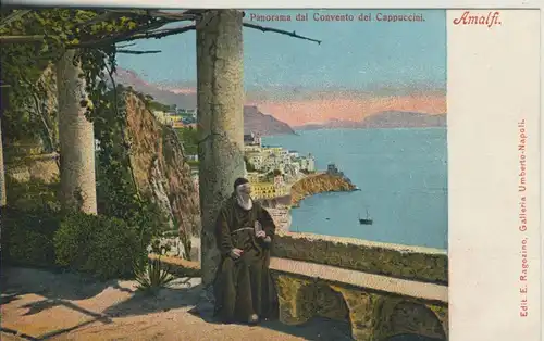 Amalfi v. 1904 Panorama dal Covento dei Cappuccini (AK1051) 