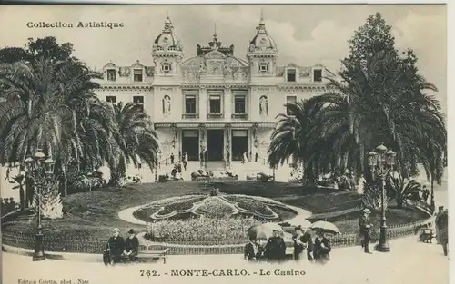 Monte Carlo v. 1914 Le Casino - Außensicht (AK1057)