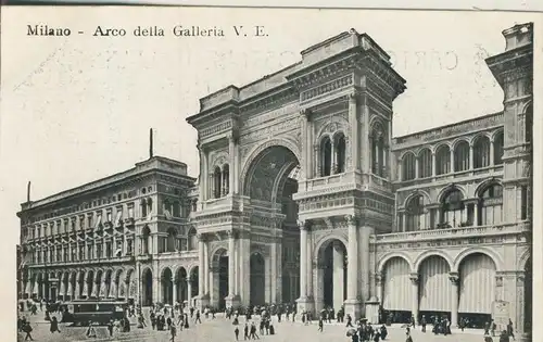Milano v. 1914 Arco della Galleria V.E. (AK1065)