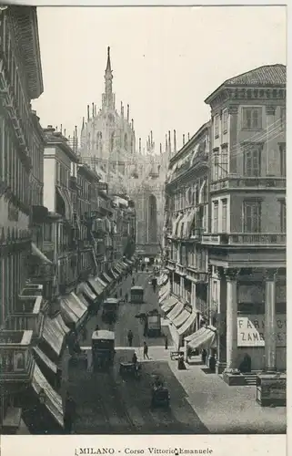 Milano v. 1914 Corso Vittorio Emanuele (AK1069)