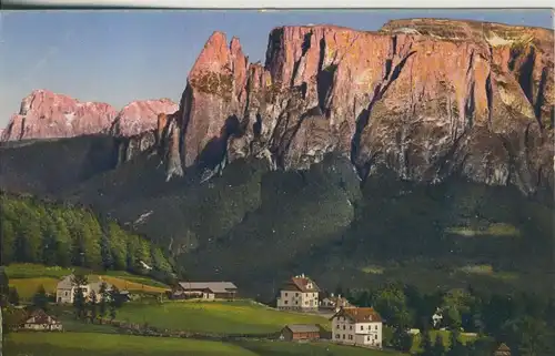 Südtirol / Klobenstein v. 1935 Rittenbergbahn-Endstation mit Hotel (AK1071)