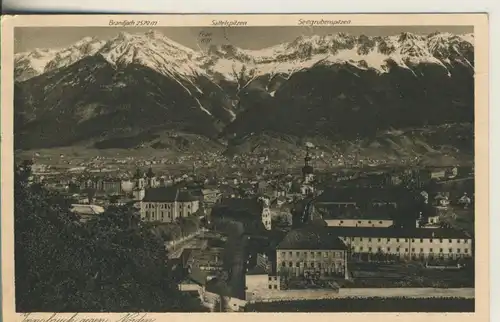 Innsbruck v. 1932 Teil-Stadt-Ansicht (AK1082)