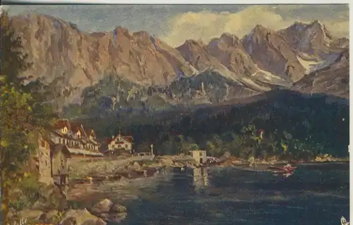 Gramisch-Partenkirchen v. 1930 Der Eibsee (AK1092)