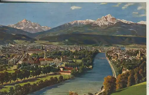 Innsbruck v. 1930 Von der Weiherburg gesehen (AK1093)