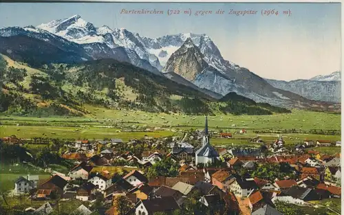 Partenkirchen v. 1930 Teil-Stadt-Ansicht (AK1095)