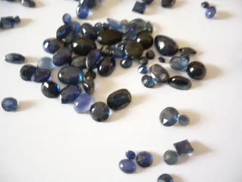 Konvolut blauer Saphire 47,9 ct (539) Preis reduziert