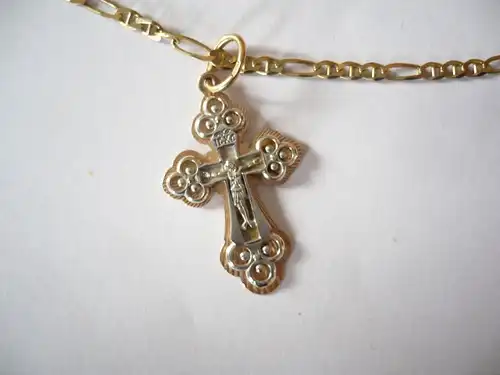 Goldkette mit Kreuz-Anhänger (542) Preis reduziert