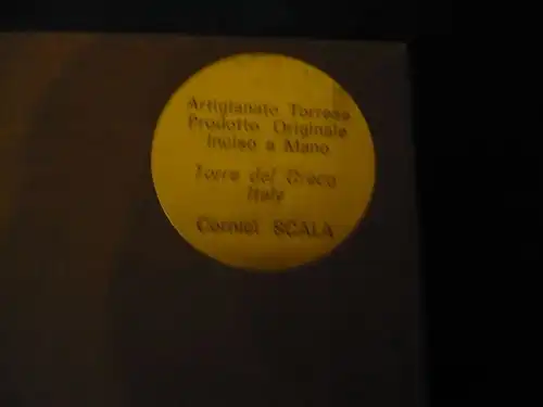 Große geschnittene Muschelcamee - gerahmt - sign. C.Piscopo (604) Preis reduziert