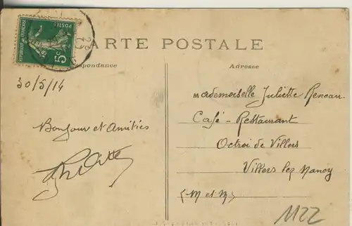 Paris v. 1916 Pare Montsouris (AK1122) 
