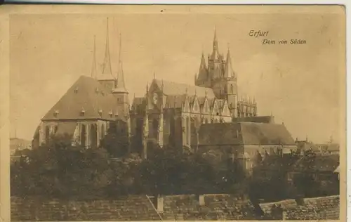 Erfurt v. 1933 Der Dom von Süden (AK1131)