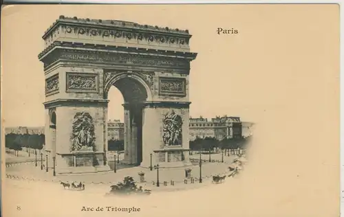Paris v. 1904 Are de Triomphe (AK1137)