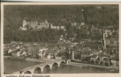 Heidelberg v. 1938 Teil-Stadt-Ansicht (1152)