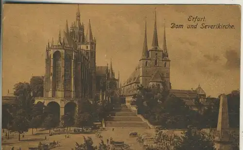 Erfurt v. 1914 Dom und Severikirche (AK1162)