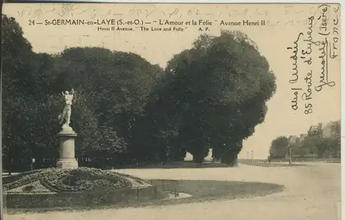St. Germain en Laye v. 1926 Avenue Henri II (AK1173)