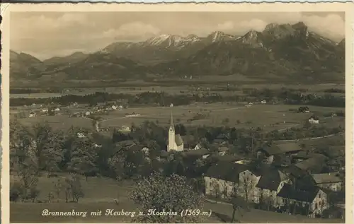 Brannenburg v. 1934 Dorfansicht (AK1177) 